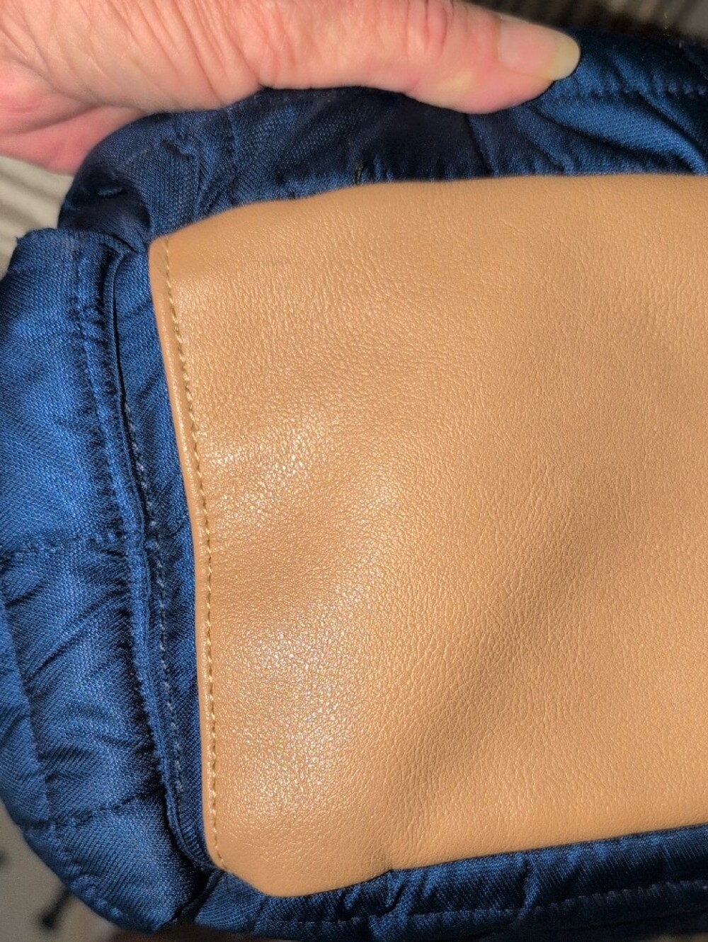 Quilted Navy Mamarn Unisex Baby Bag - Picture 8 of 12